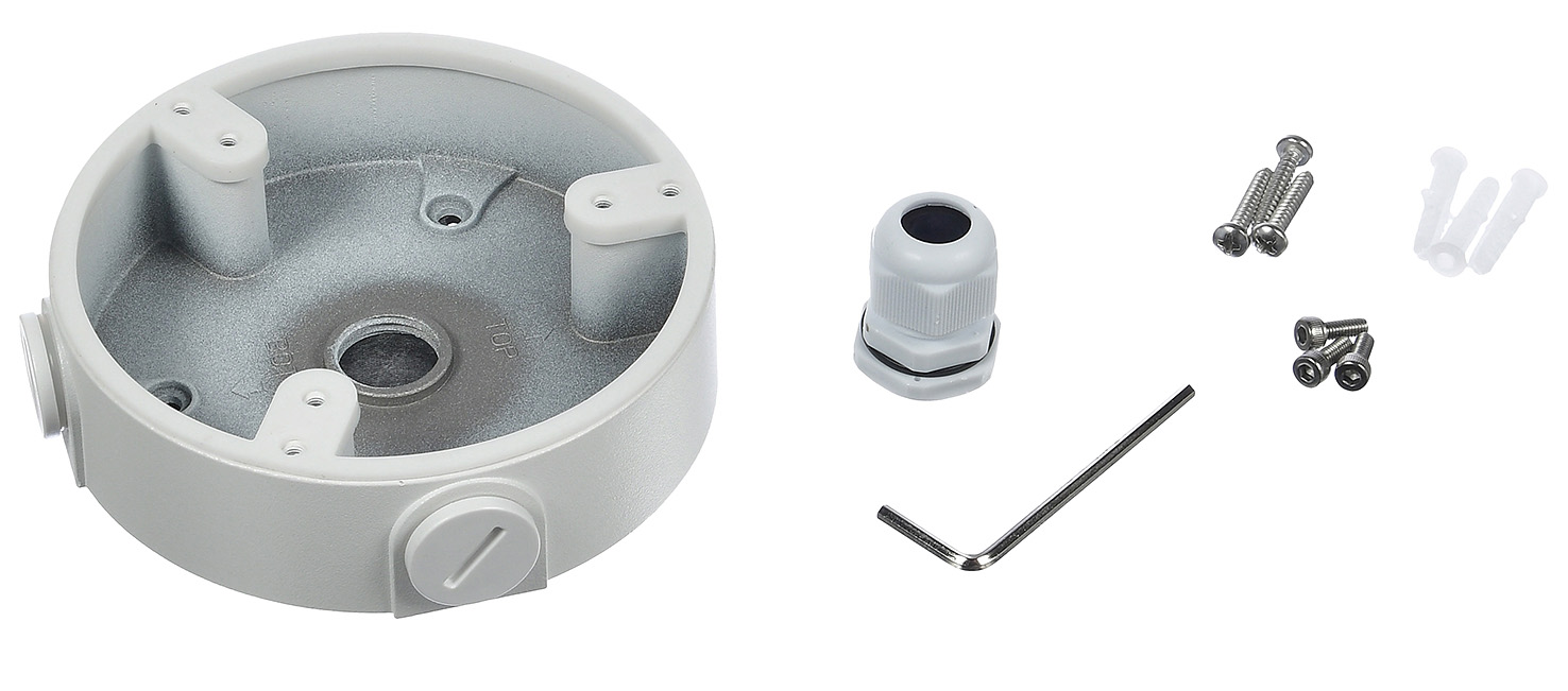 Монтажная коробка для камер видеонаблюдения RVi-1BMB-4 white