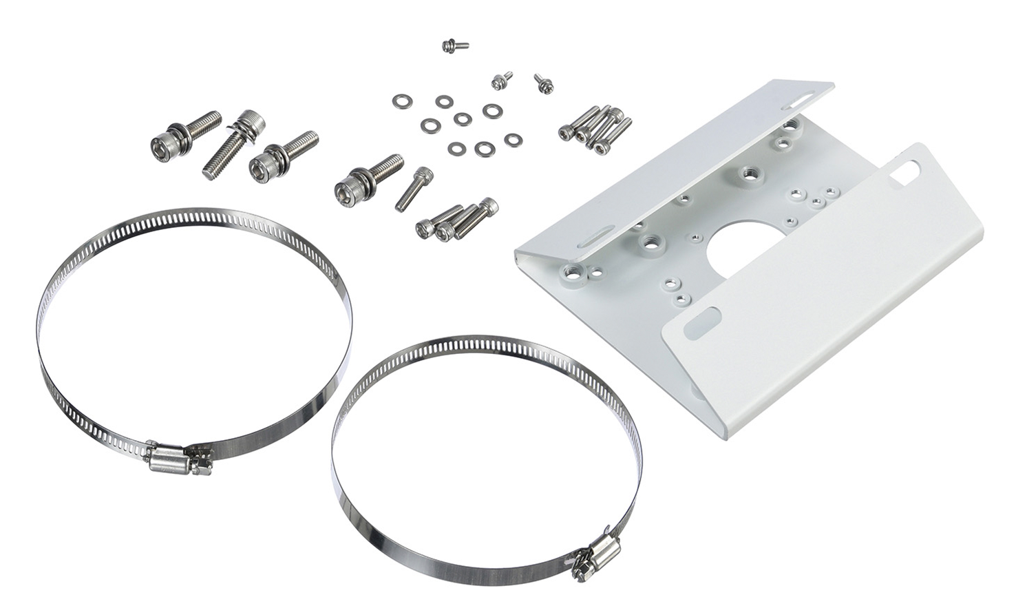 Кронштейн для крепления на столб RVi-1BPM-2 white