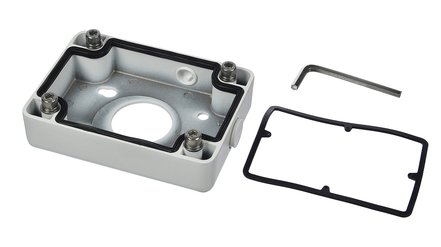 Монтажная коробка для настенного кронштейна RVi-1BMB-1 white